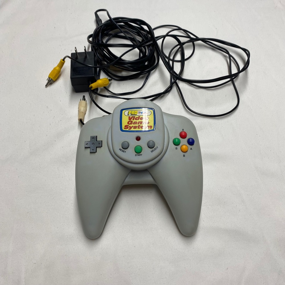 ProTech Video Game System GI-913 Plug and Play Retro TV Console Gray with Cables